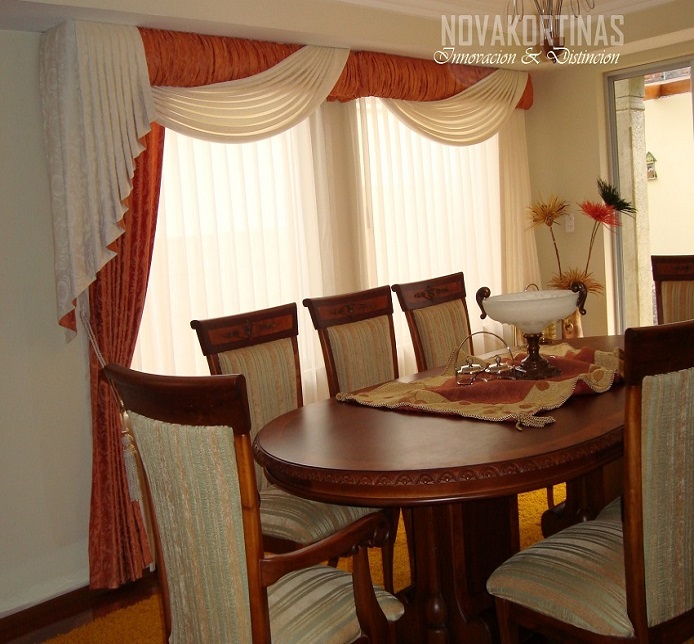 CORTINAS CLASICAS PARA COMEDOR – Cortinas Venta de cortinas y pisos  flotante Quito Ecuador